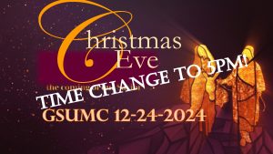 Read more about the article Christmas Eve Service TONIGHT! Time Change! 5pm